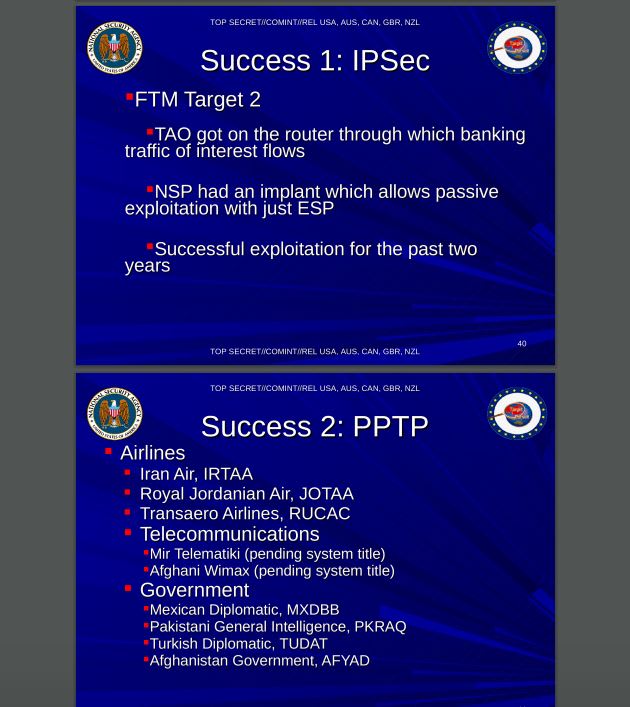 NSA PPTP IPSec