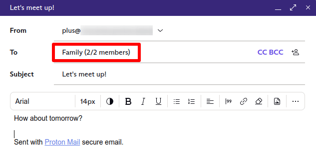 Send email to group