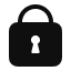 Black encryption lock