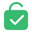 Green and open encryption lock