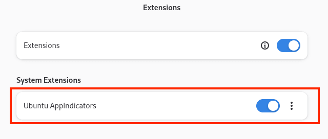 Ubuntu AppIndicators