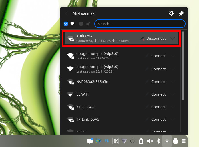 Find SSID on Linux NetworkManager