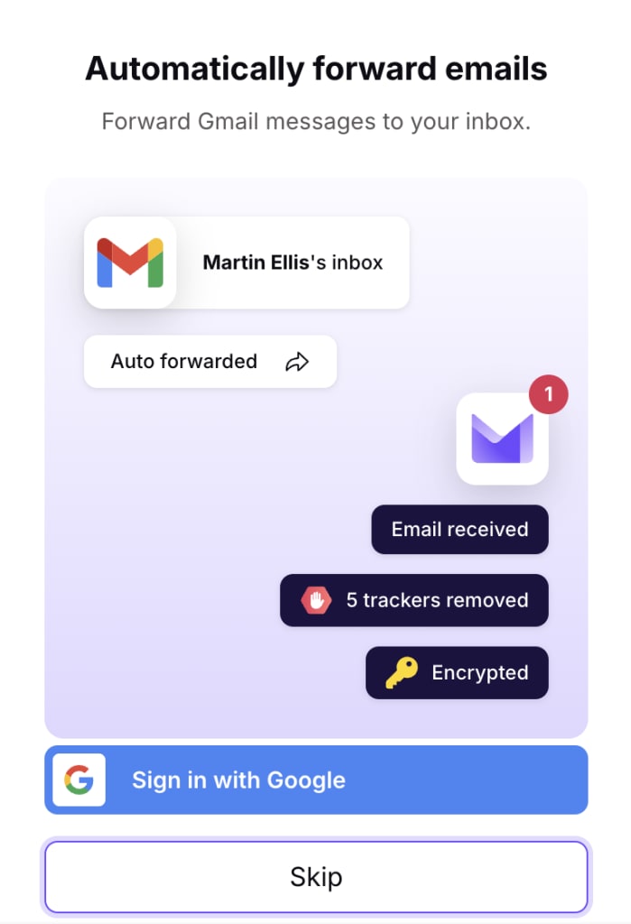Create an email account without phone number verification proton