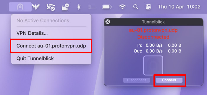 Configure Tunnelblick 6