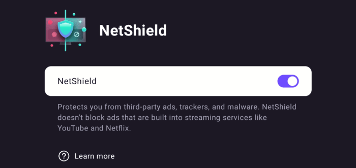 NetShield on Android TV 2