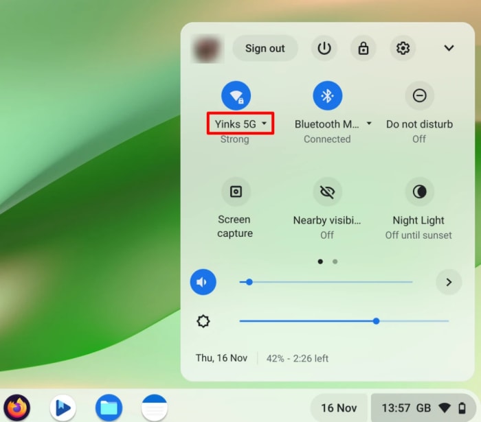 Find SSID on Chromebook