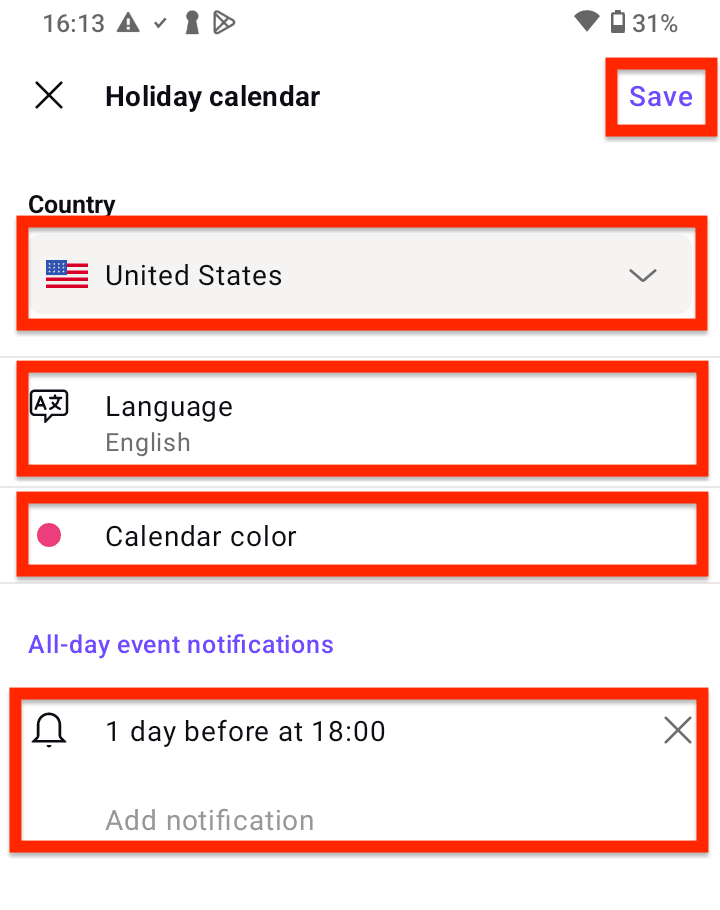 How to add public holiday calendars in Proton Calendar Proton