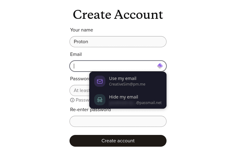 Sselect the required login from the list