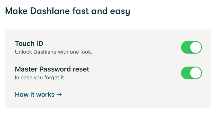 Image of Dashlane iOS 2