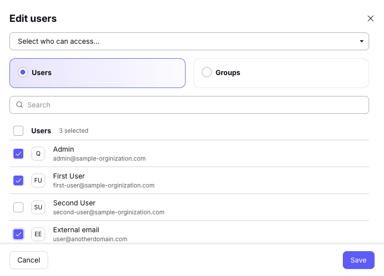 Edit users 4