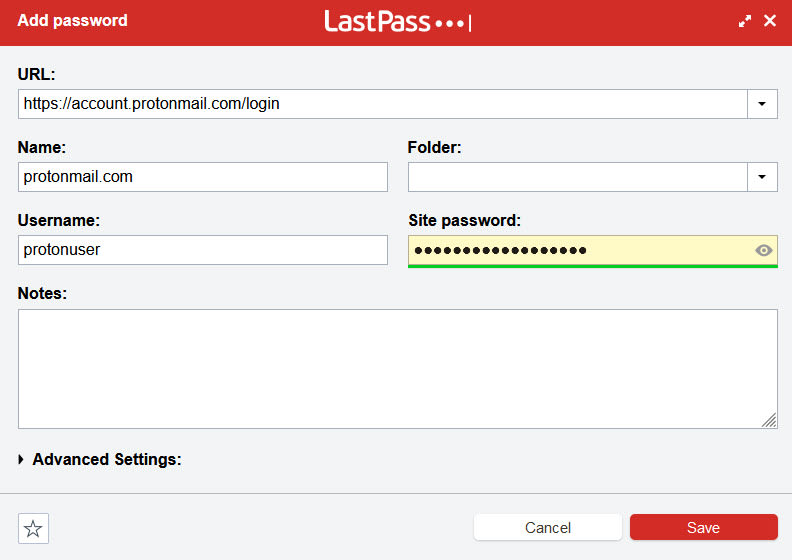 Image of LastPass desktop 4