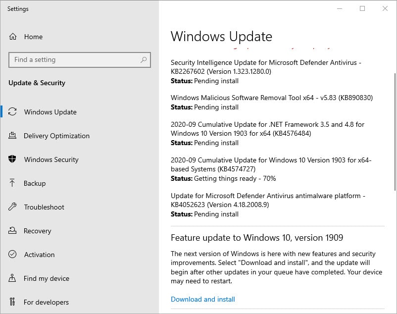 How to update Windows