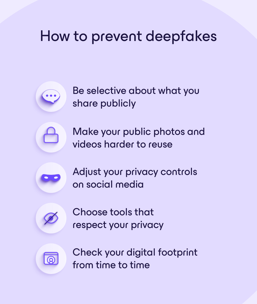 how to prevent deepfakes tips