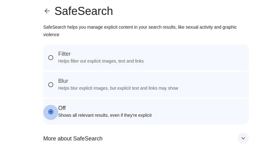 How to use Google SafeSearch in your browser