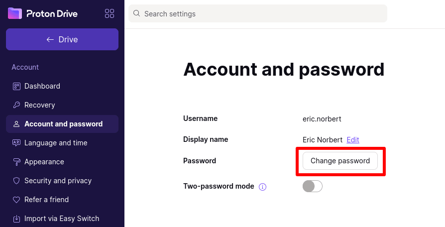 Request a password reset while reseting password
