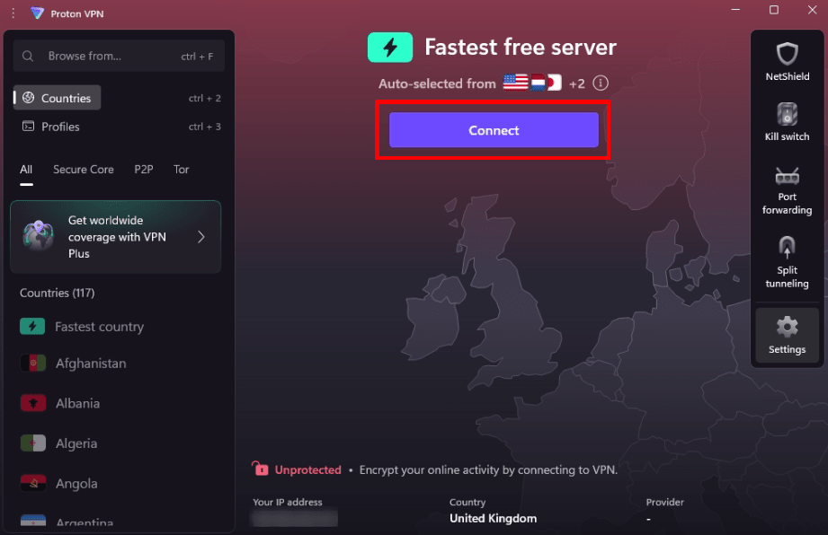 Connect to Proton VPN on Windows 2
