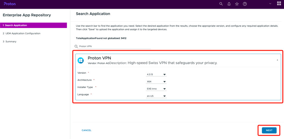 Add the Proton VPN app