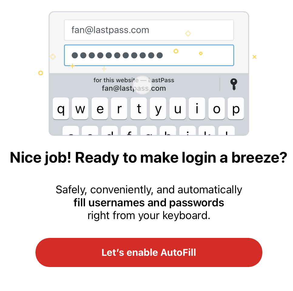 Image of LastPass iOS AutoFill