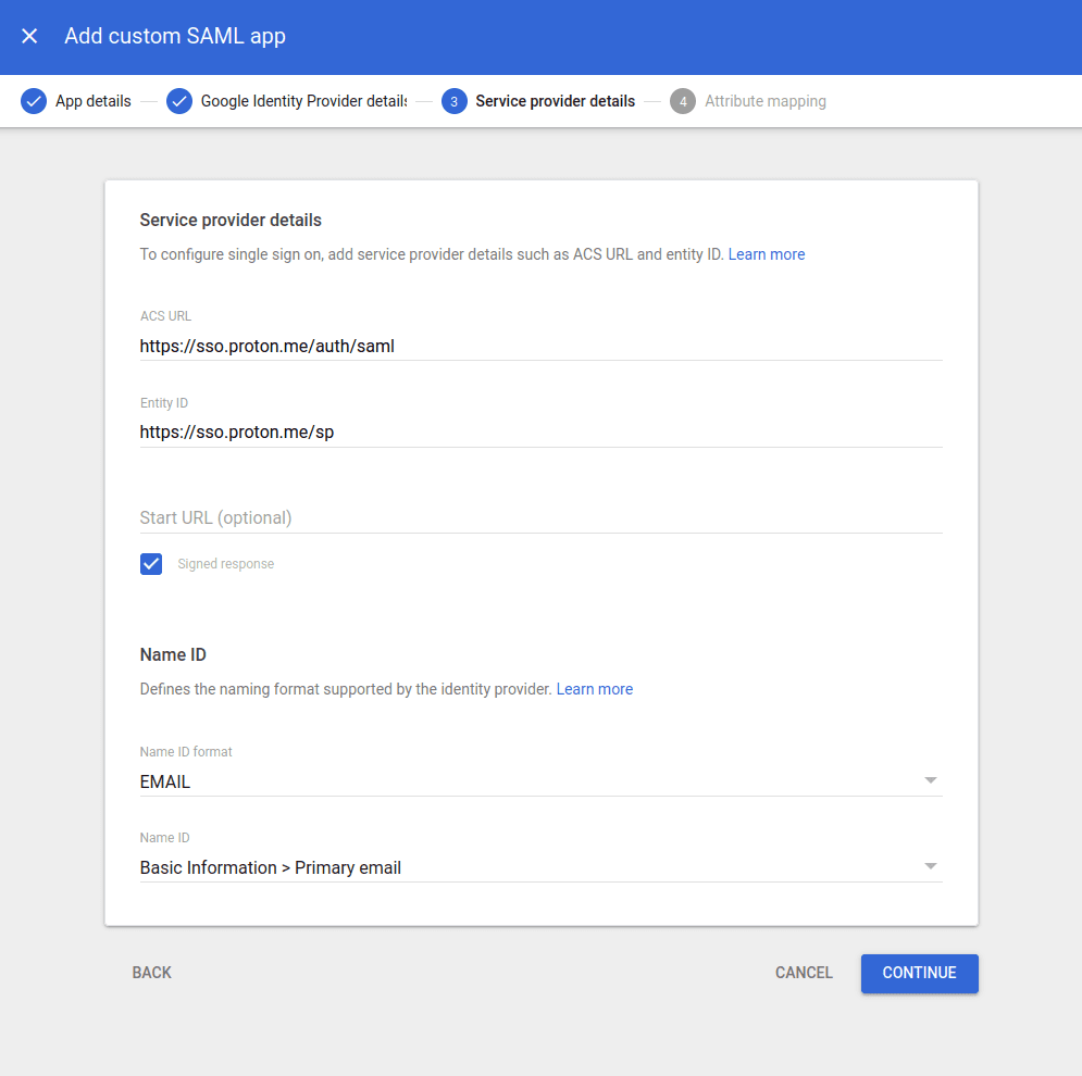 Download metadata