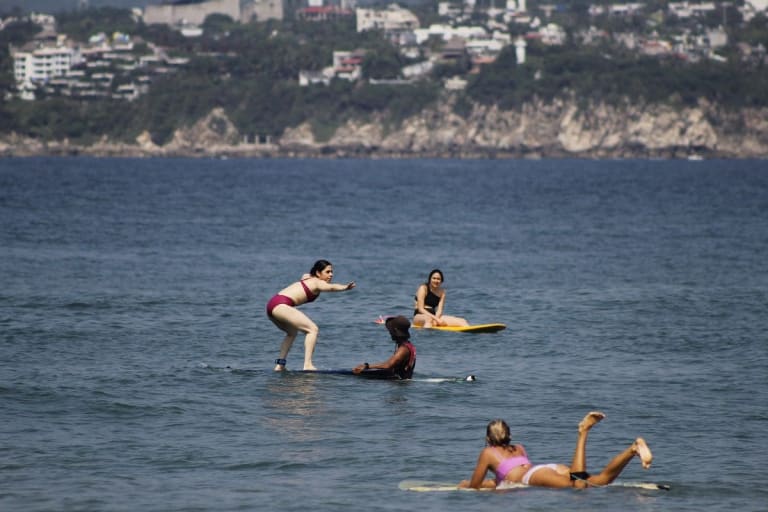 premier cours de surf