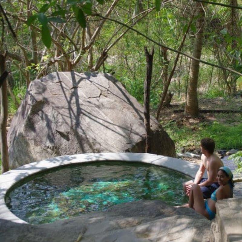 Hot springs hike Puerto Escondido natural thermal waters