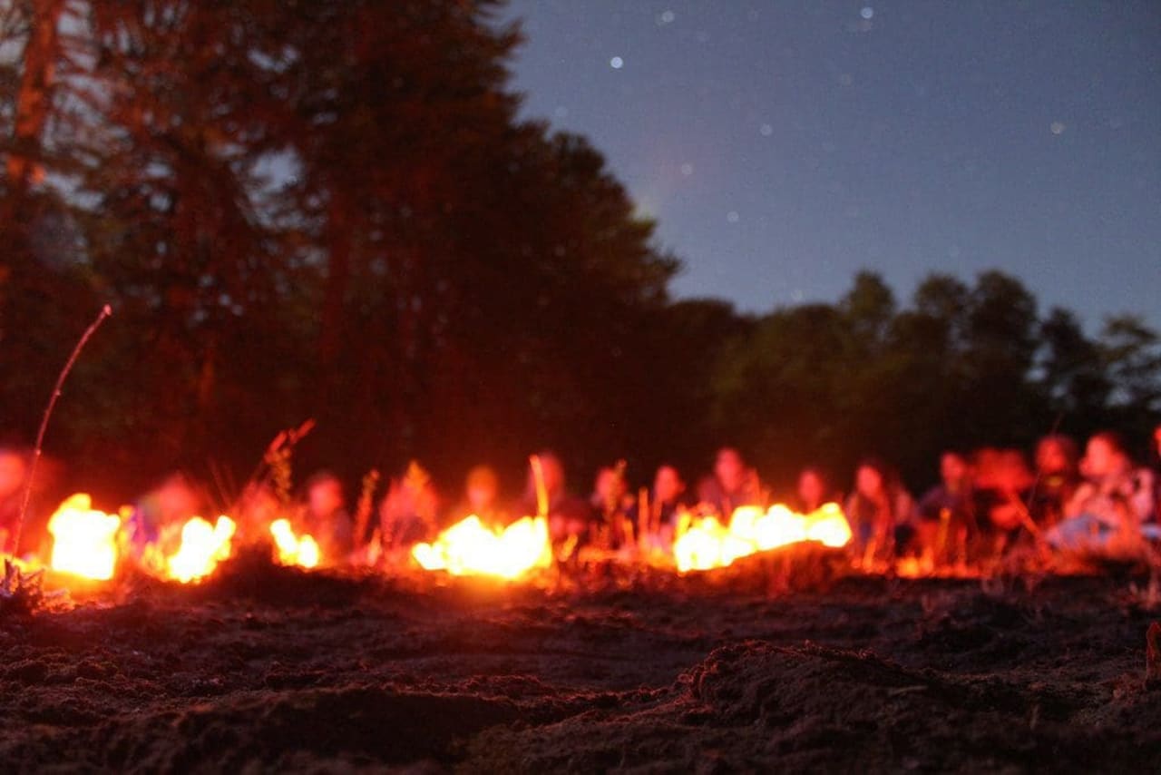 Lagoon campfire