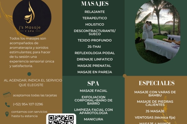 Js masajes y spa puerto escondido
