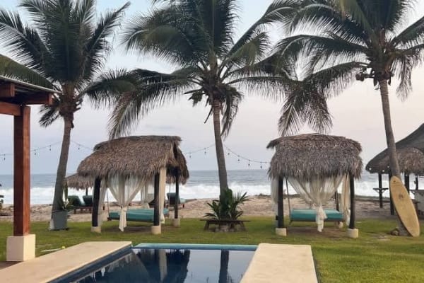 Serene beach front villa just 10 minutes from Puerto Escondido airport