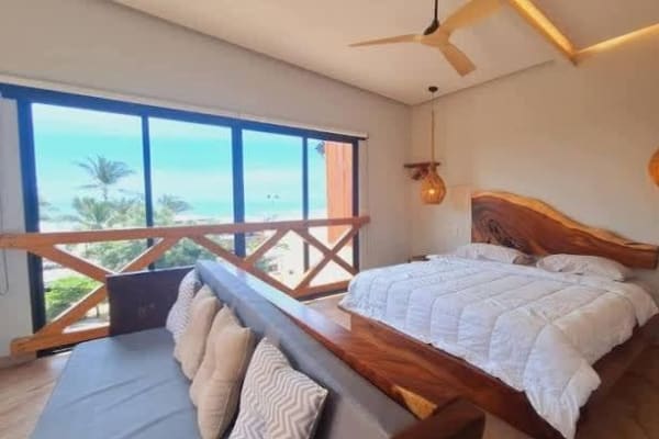 Magnifico Loft para 2 con Vista al Mar de Zicatela