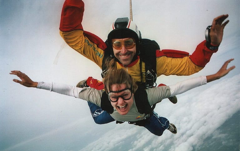 skydiving