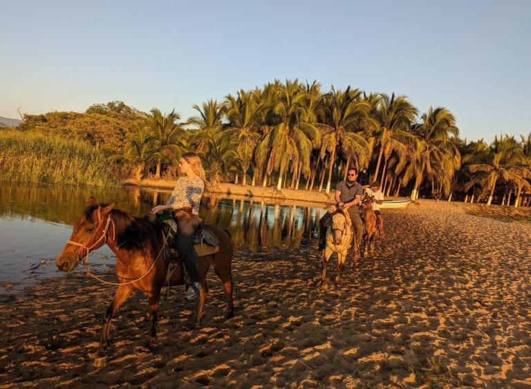 Sonnenuntergang Reiten 5