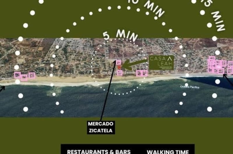 Casa Leah Premium Ocean View Apartments with 2 Pools - AC in Bedroom - near Zicatela Beach and La Punta Puerto Escondido -14 - Apartment — photo 1