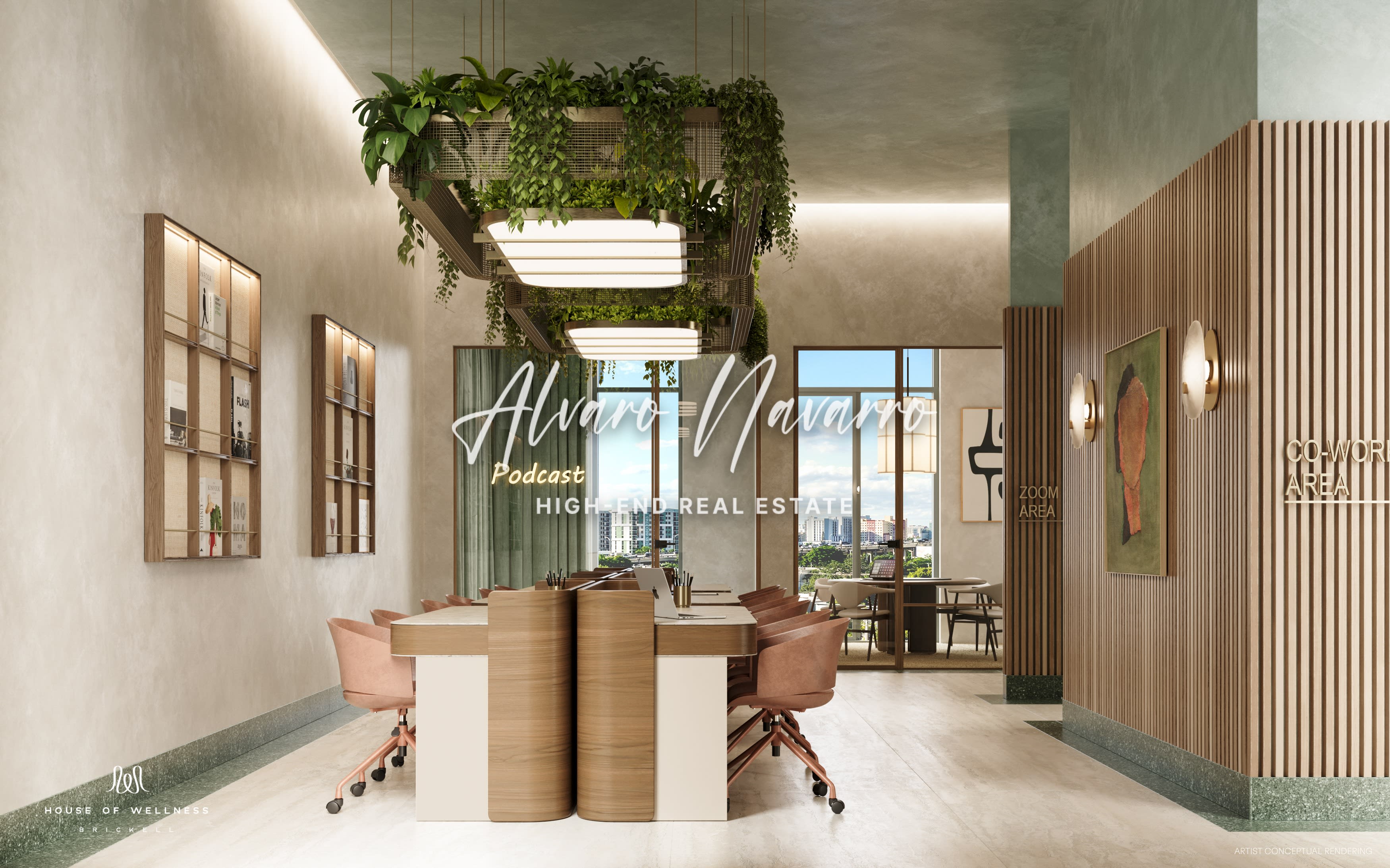 Espacio de coworking de House of Wellness