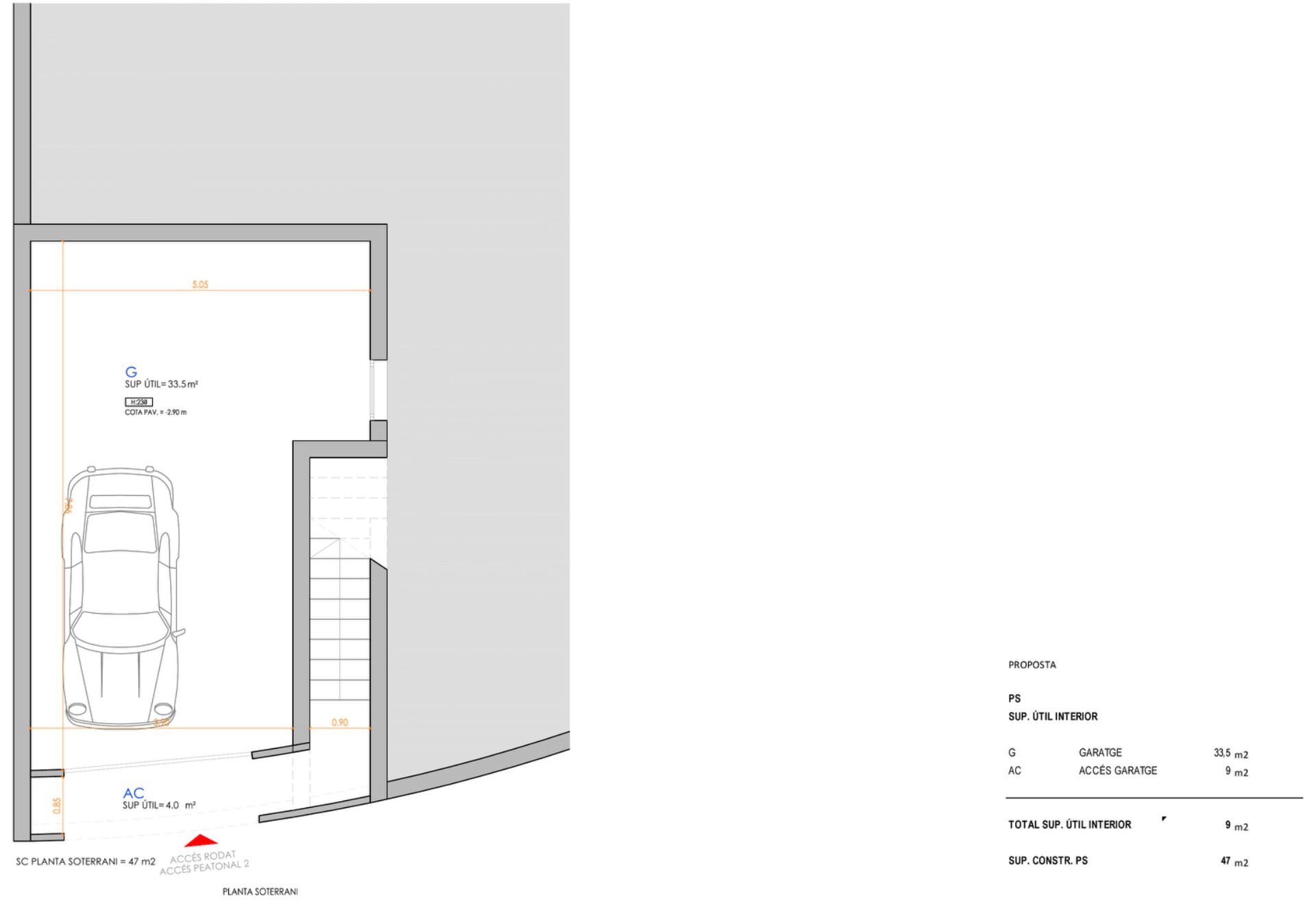Planos 1 — Villa de Diseño en Acantilado con Vistas al Mar y Licencia Turística, Mahón, Menorca