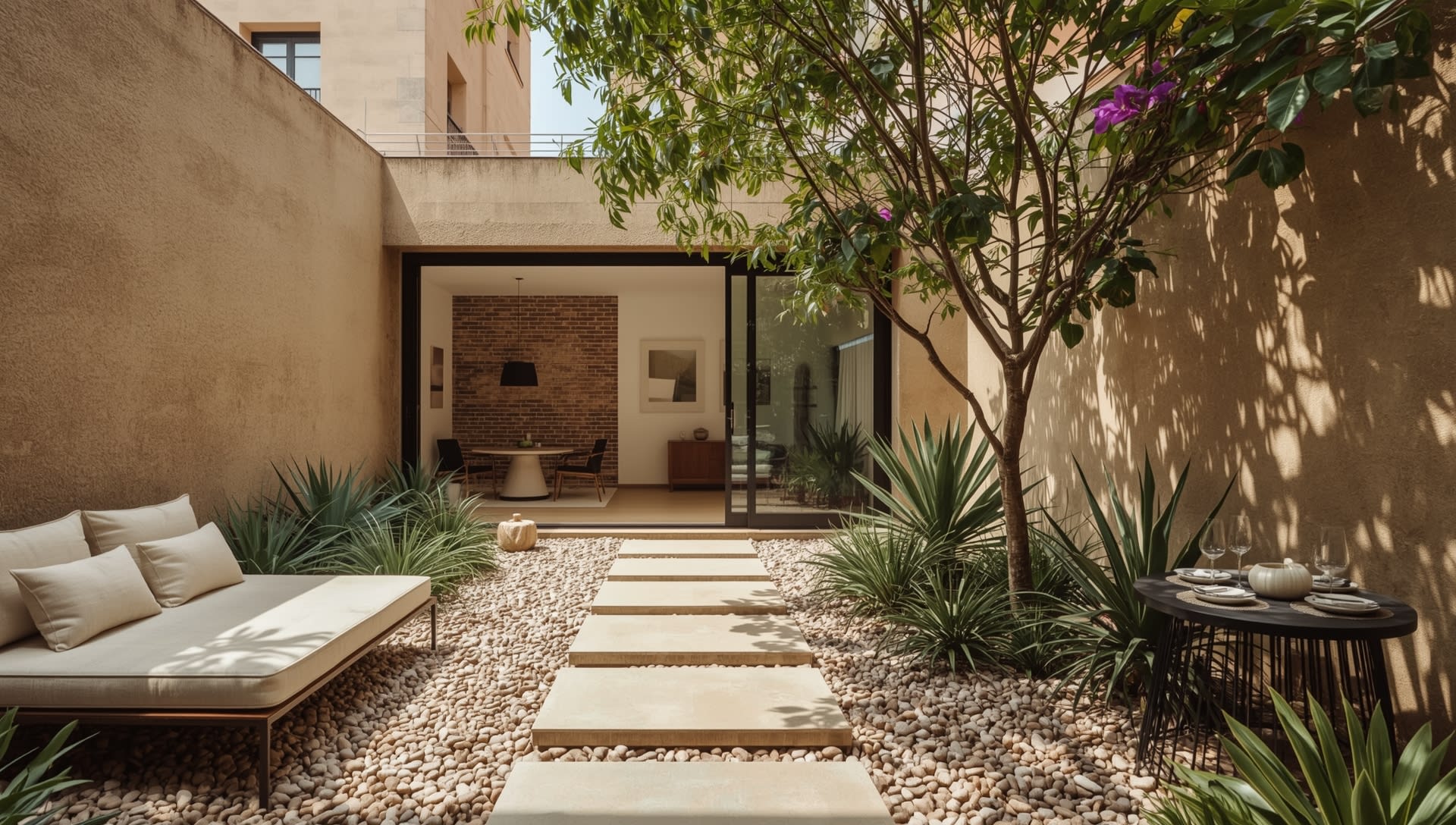 Designer interior of a luxury flat in Barcelona Gràcia