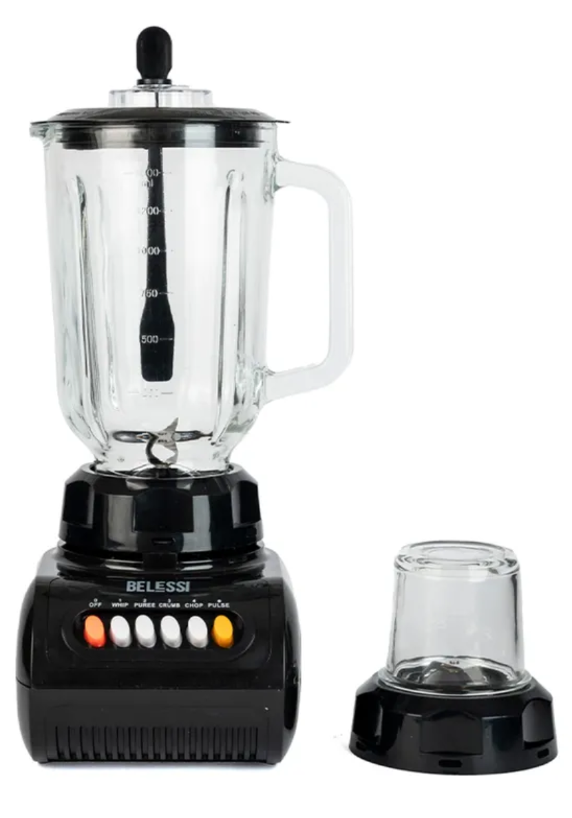Batidora Eléctrica Con Vaso de Cristal