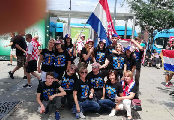 Na dočeku nogometaša