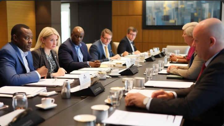 Legal and compliance professionals reviewing workplace policies