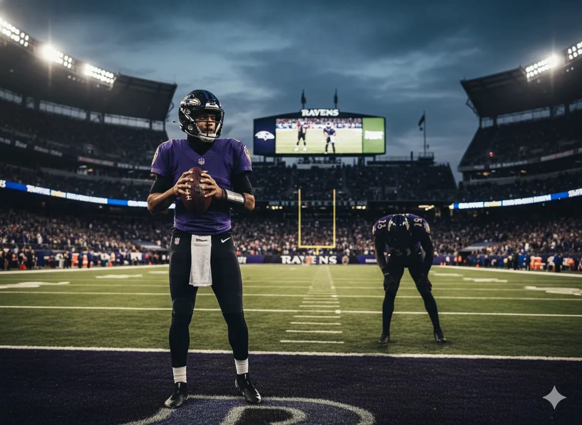 Lamar Jackson Out for Third Straight Game, Huntley to Start for Ravens