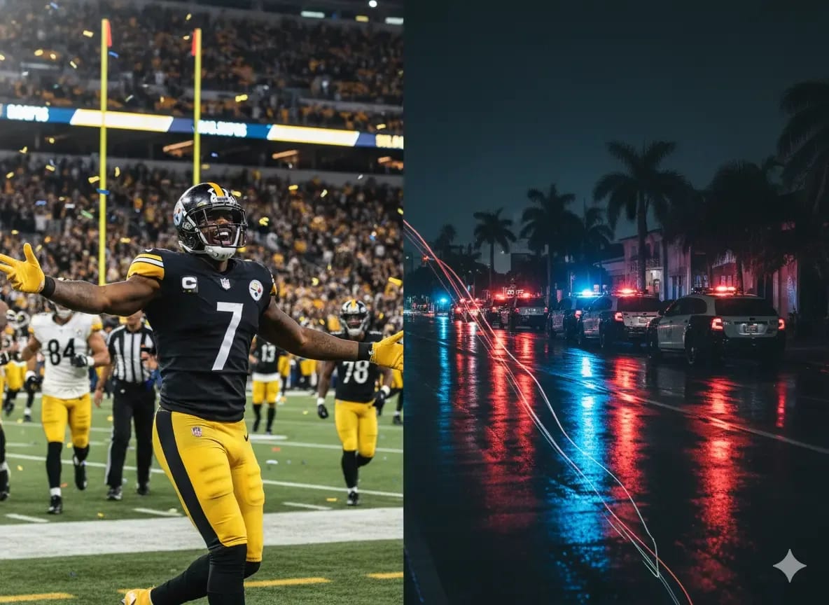 Antonio Brown Arrested on Attempted Murder Charge After Miami Shooting