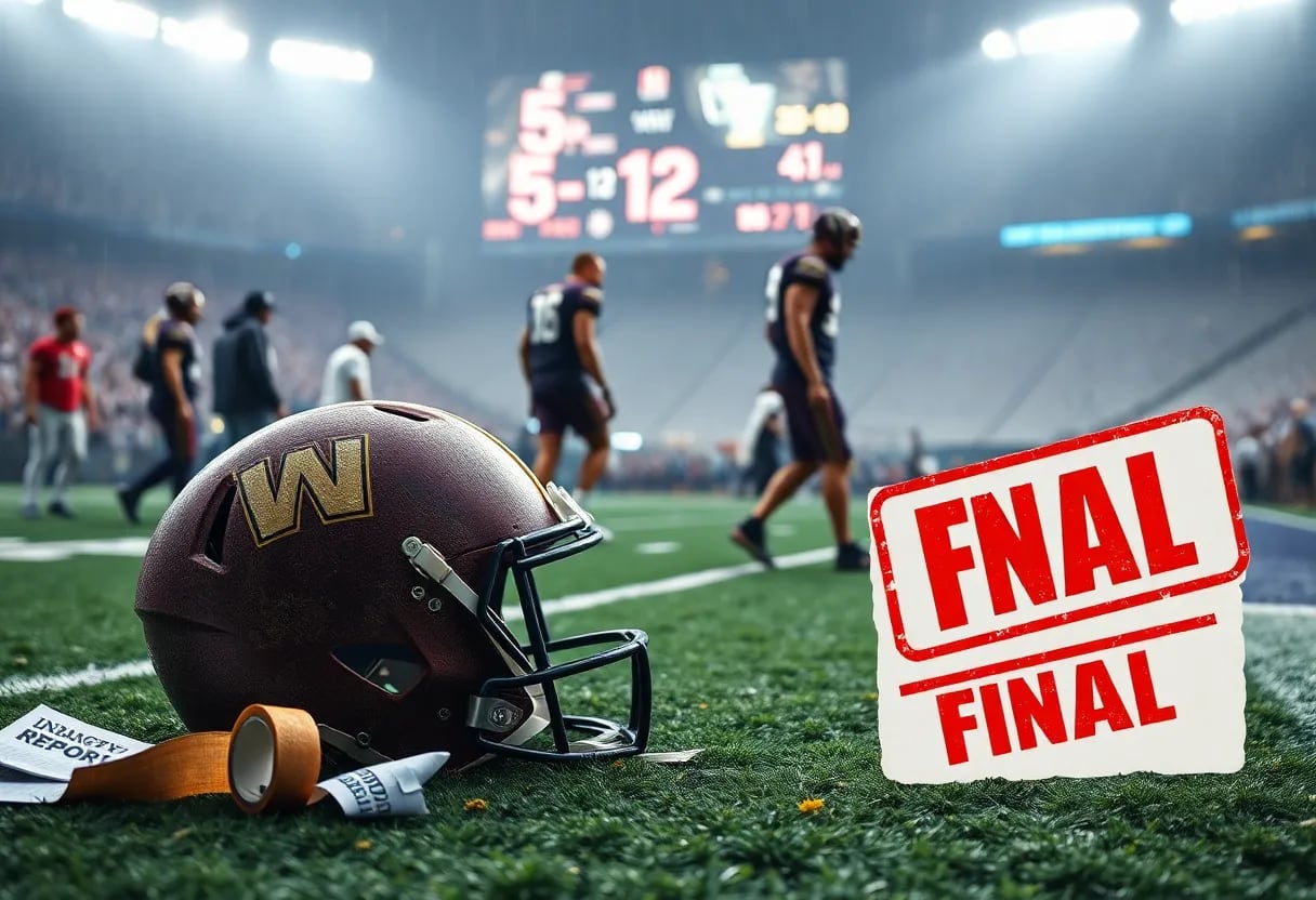 Commanders Receive Harsh “F” Grade After Tumultuous 2025 Season