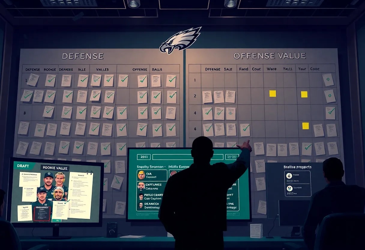 Eagles May Shift Draft Focus to Offense as Defensive Costs Loom