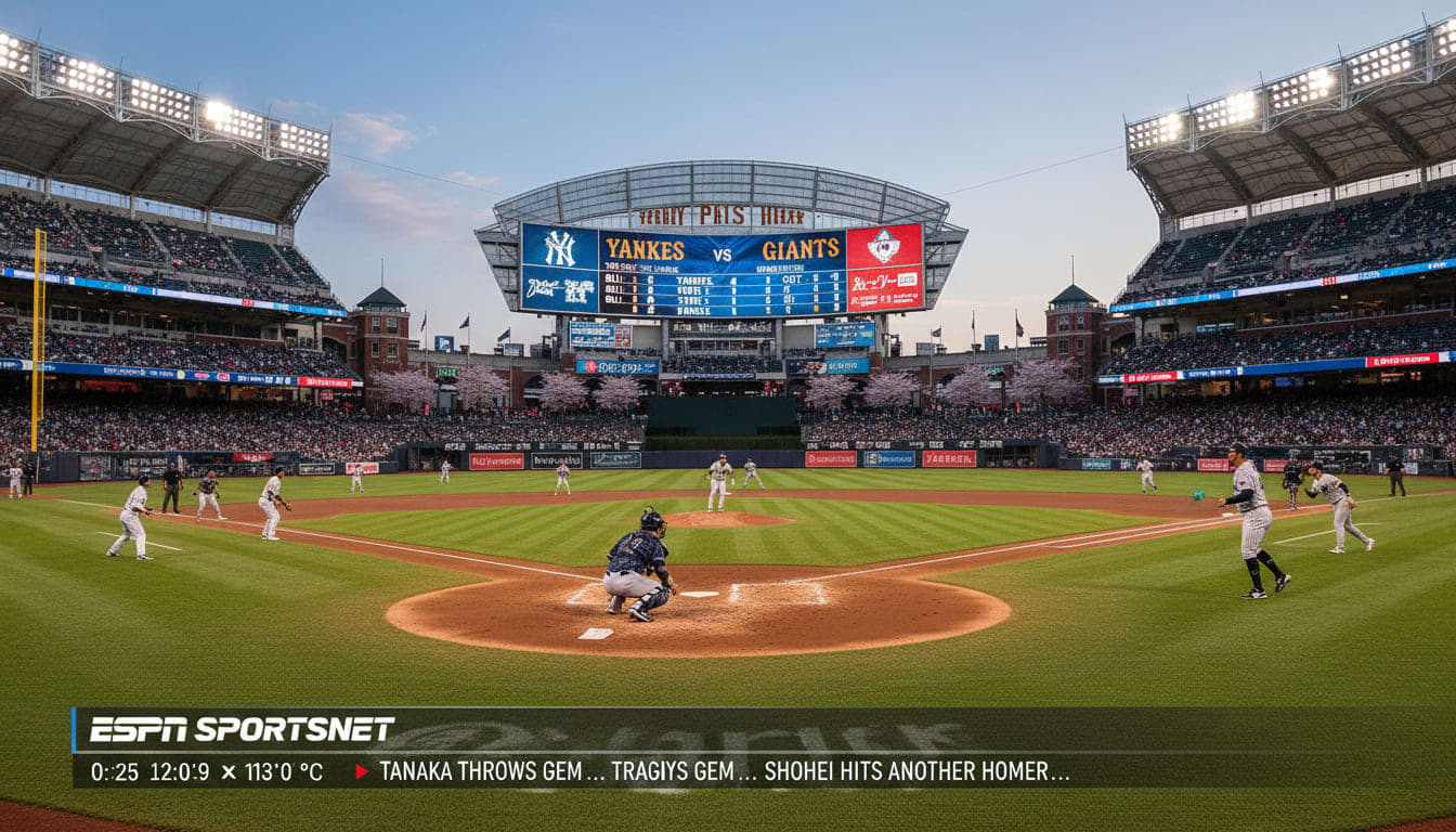 Baseball Live Scores: Live MLB & NPB Real-Time Scoreboard