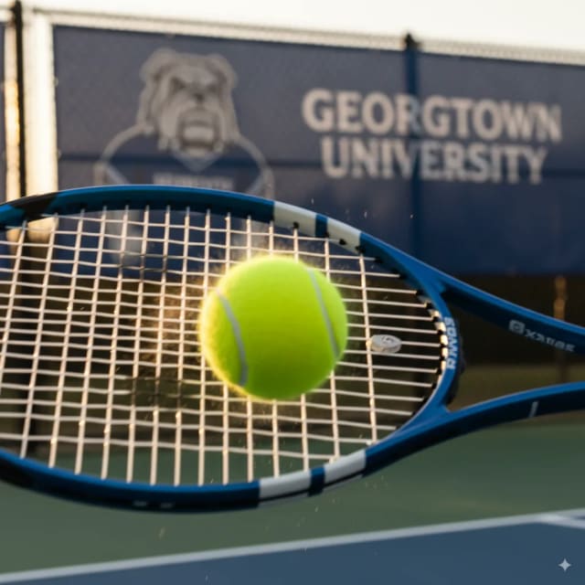 Georgetown Women's Tennis Triumphs at Towson