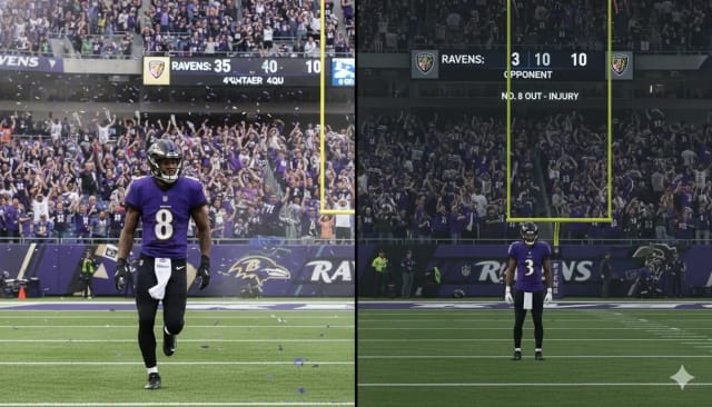Lamar Jackson Out for Third Straight Game, Huntley to Start for Ravens