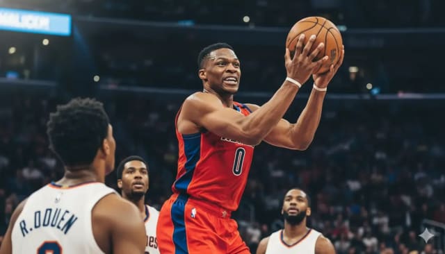Russell Westbrook Breaks NBA Guard Rebounding Record, Surpassing Jason Kidd
