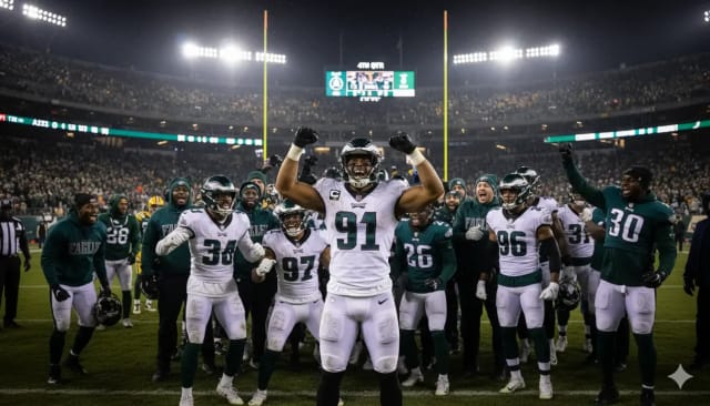 Jaelan Phillips Shines in Eagles Debut, Helps Secure Win Over Packers
