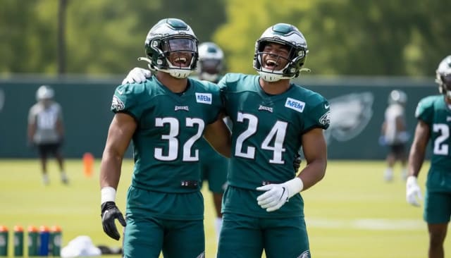 The Exciting Mics: DeJean and Blankenship Embrace Coach Sirianni’s Message of Joy