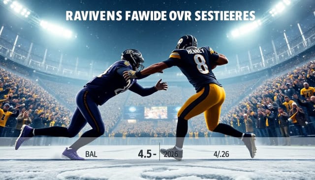 Ravens Favored Over Steelers in January Showdown at Acrisure Stadium