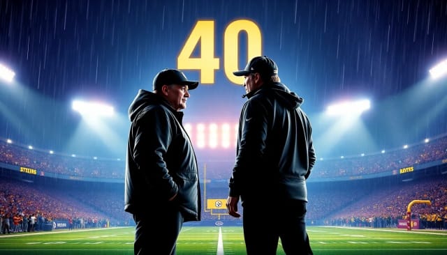 Harbaugh and Tomlin Set for 40th Showdown as Ravens Face Steelers